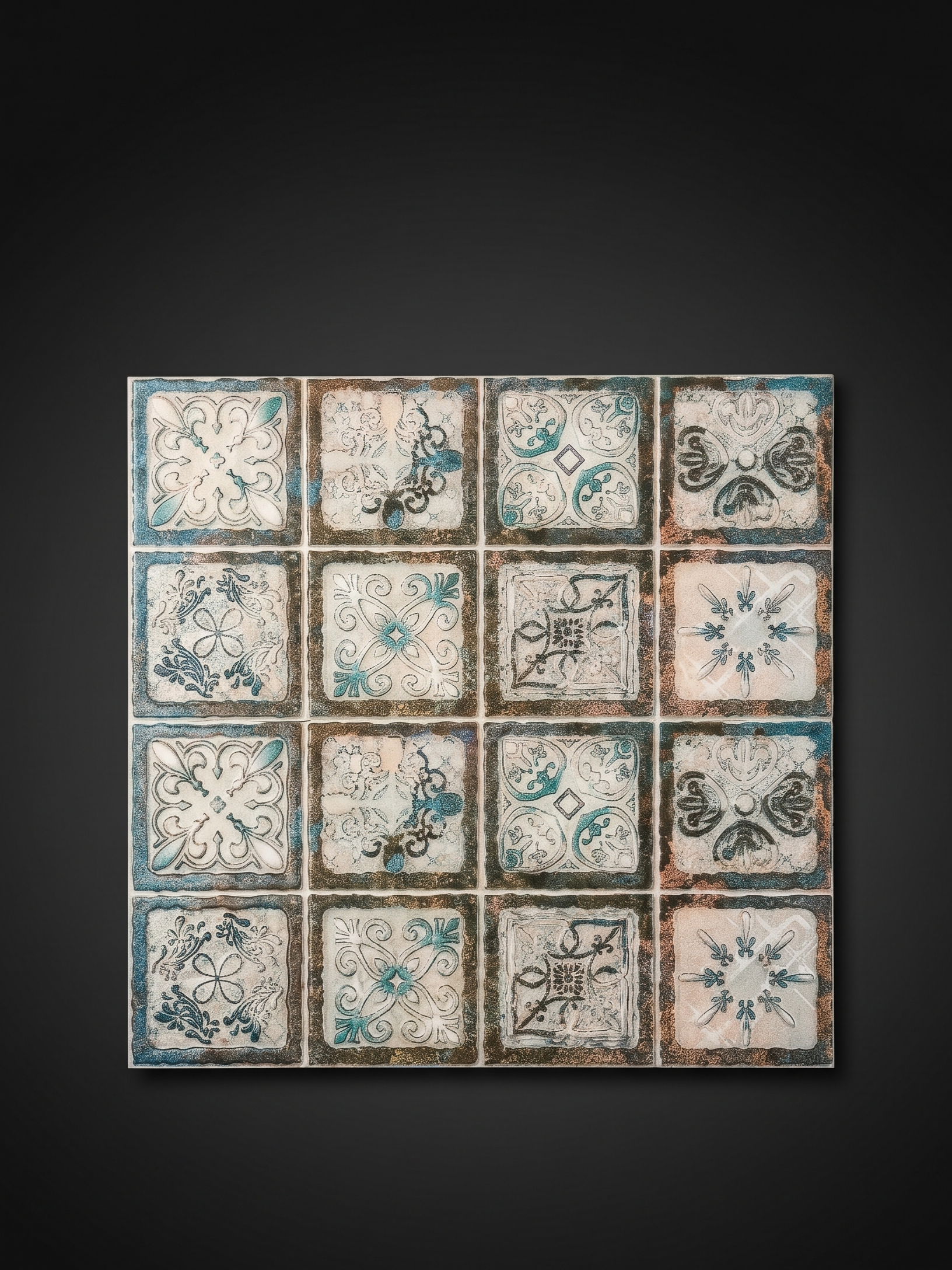 Pared Vintage Azul